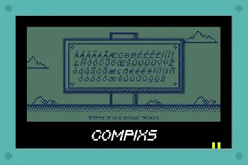 Compixs - Pixel Font