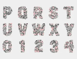 The Floral Alphabet font