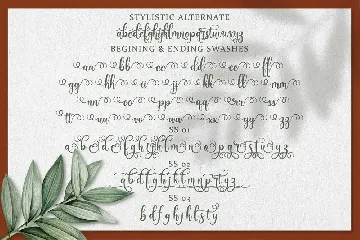 Floristya Script font