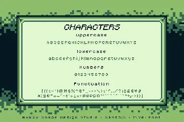 Sanspix - Pixel Font