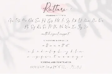 Ruttari - Chic Handwritten Font