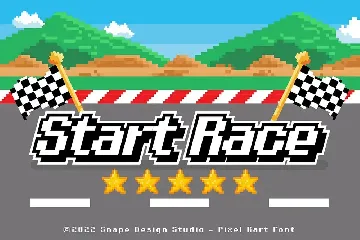 Pixel Kart - Pixel Font