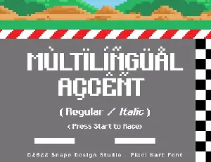 Pixel Kart - Pixel Font