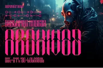 NCL Sephyrok - Cyberpunk Futuristic Tech Font