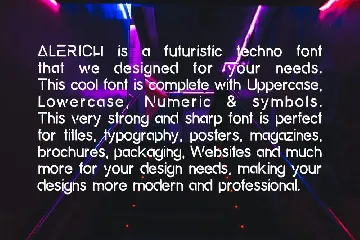 Alerich Futuristic Techn Font