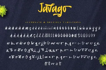 Javago - Handwritten Script Font