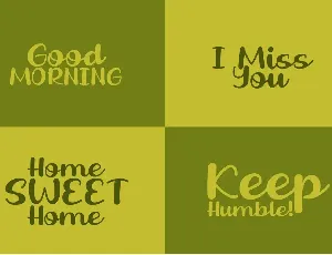 Fresh Olive font