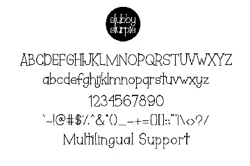 Slubby Slurpie - Stylish Slab Font