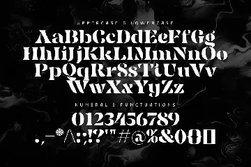 Avestrage - Display Stencil Serif font