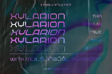 Xylarion â€“ Futuristic Font