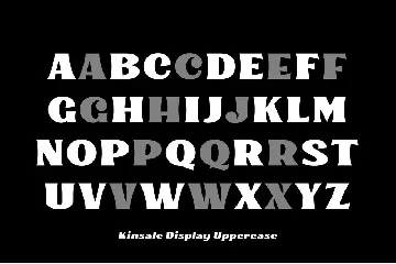 Kinsale Display font