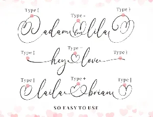 Forever Adam Lila Font Duo