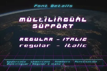 Droid Wars - Futuristic Font