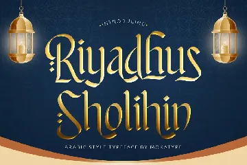 Riyadhus Sholihin - Arabic Style Typeface font