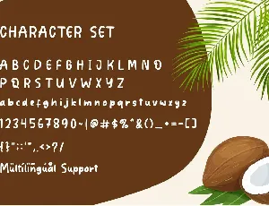 Coconut Kids font