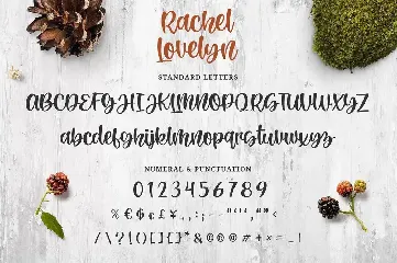 Rachel Lovelyn - Beautiful Script Font