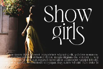 Elegant Luxury Fashion Display Font