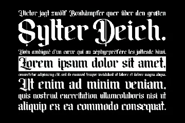 Amika Blackletter Font