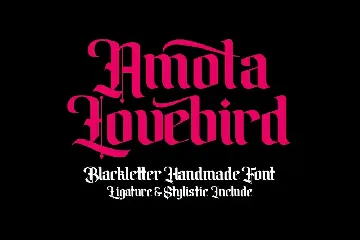 Amika Blackletter Font