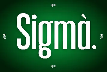 Sigma font