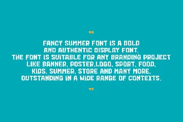 Fancy Summer Font