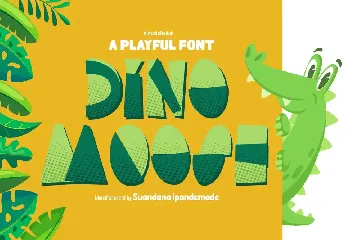 Dino Moose - a Playful Font