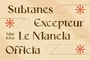 Mariona Serif Font