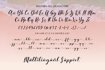 Meuthia font