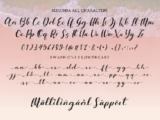 Meuthia font