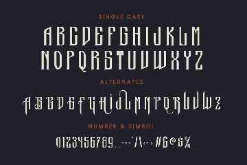 Mife Althar Blackletter Display Font