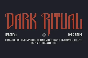 Mife Althar Blackletter Display Font