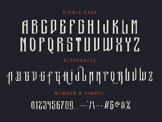 Mife Althar Blackletter Display Font