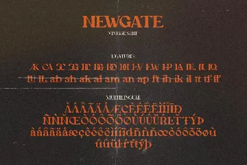 Newgate font