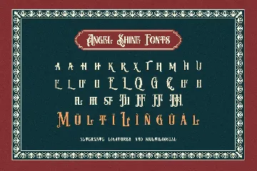 Angel Shine font