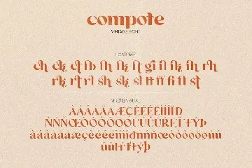 Compote font