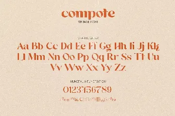 Compote font