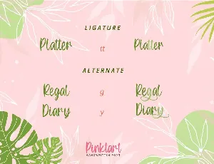 Pinkart-Lovey Handwritten Font