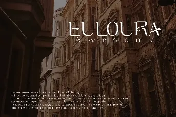 Euloura Awesome - Elegant Font