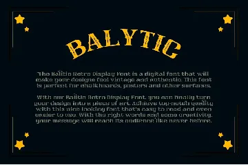 Balytic Charming Victorian Font