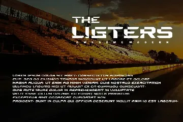 The Lighters - Modern Font