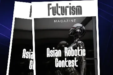 ASTEROID TYPE - Futuristic Display Font