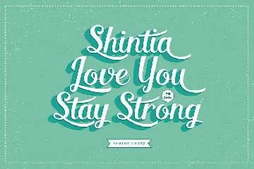 Shintia Script font