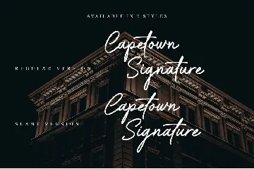 Capetown Signature Font