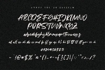 AMPVX SVG Brush Font Free Sans