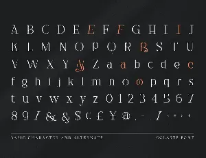 Modern - Colaste font