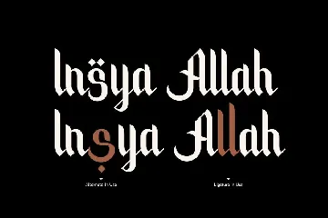 Arabic Font - Khollilah