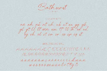 Bathrust font