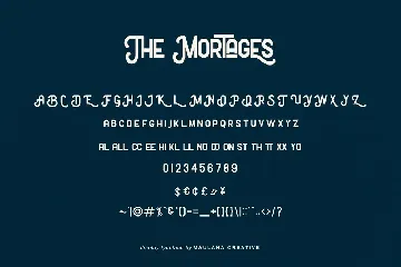 The Mortages - Display Font