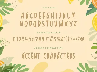 Tropical Orange Font