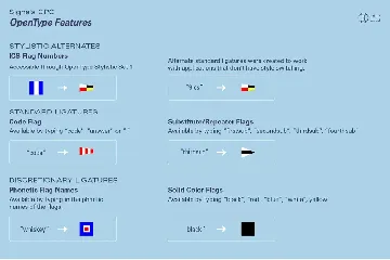 Signals CPC font